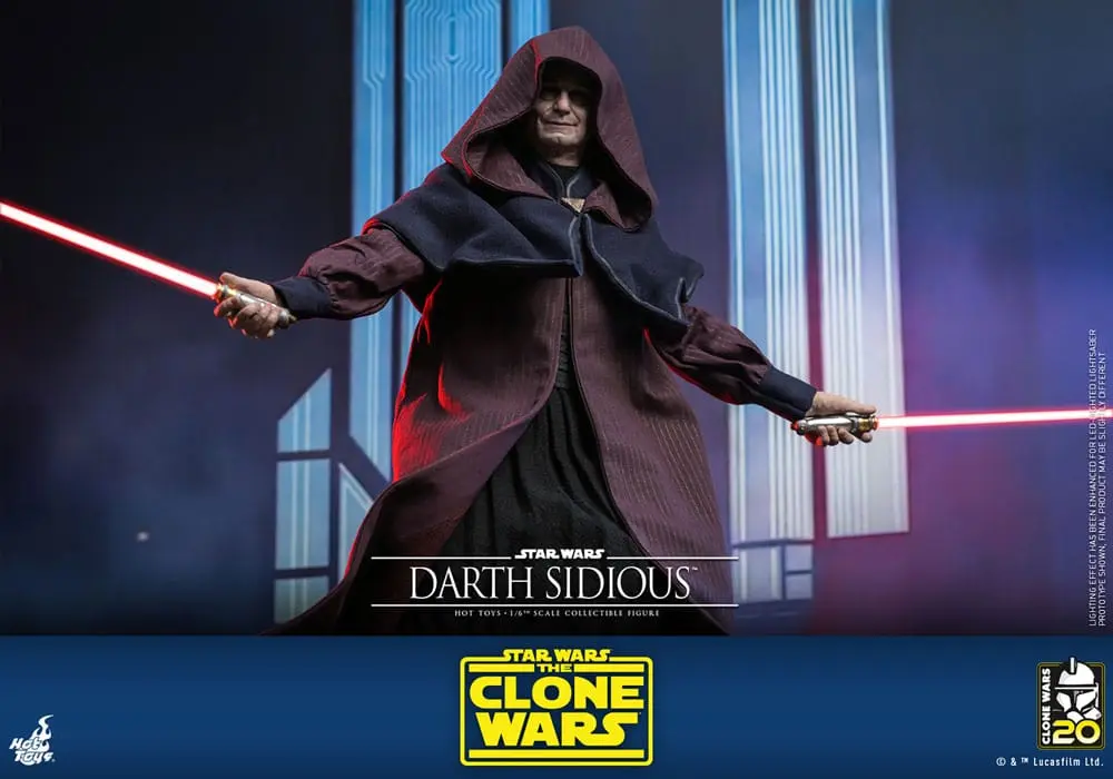 Star Wars: The Clone Wars akcijska figura 1/6 Darth Sidious 29 cm fotografija proizvoda