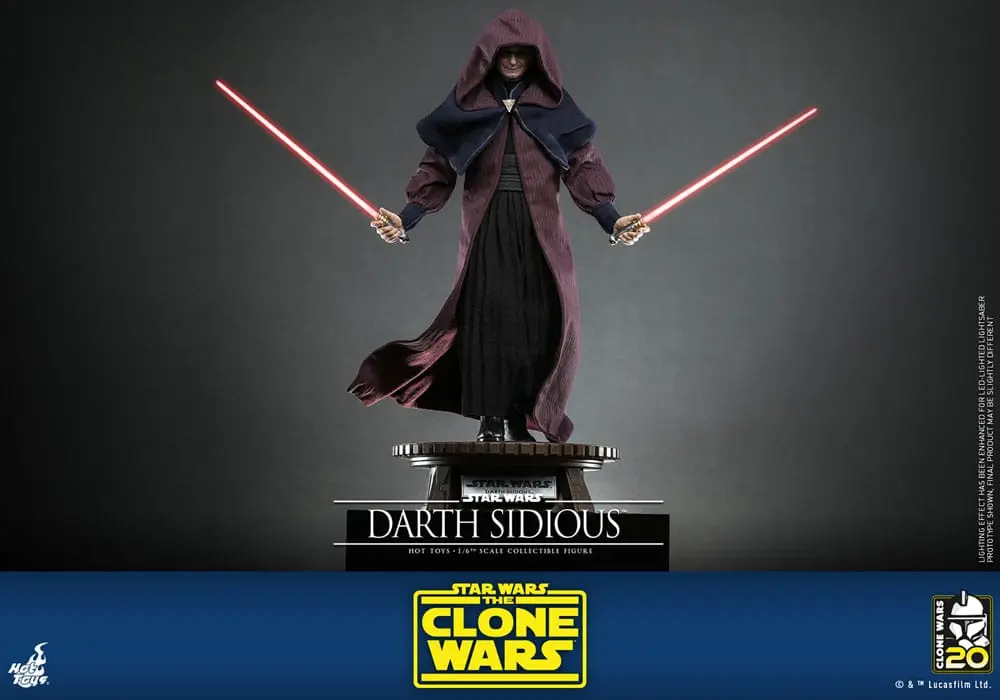 Star Wars: The Clone Wars akcijska figura 1/6 Darth Sidious 29 cm fotografija proizvoda