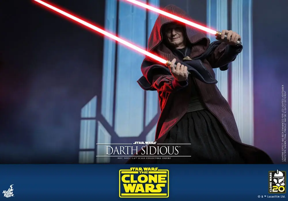 Star Wars: The Clone Wars akcijska figura 1/6 Darth Sidious 29 cm fotografija proizvoda
