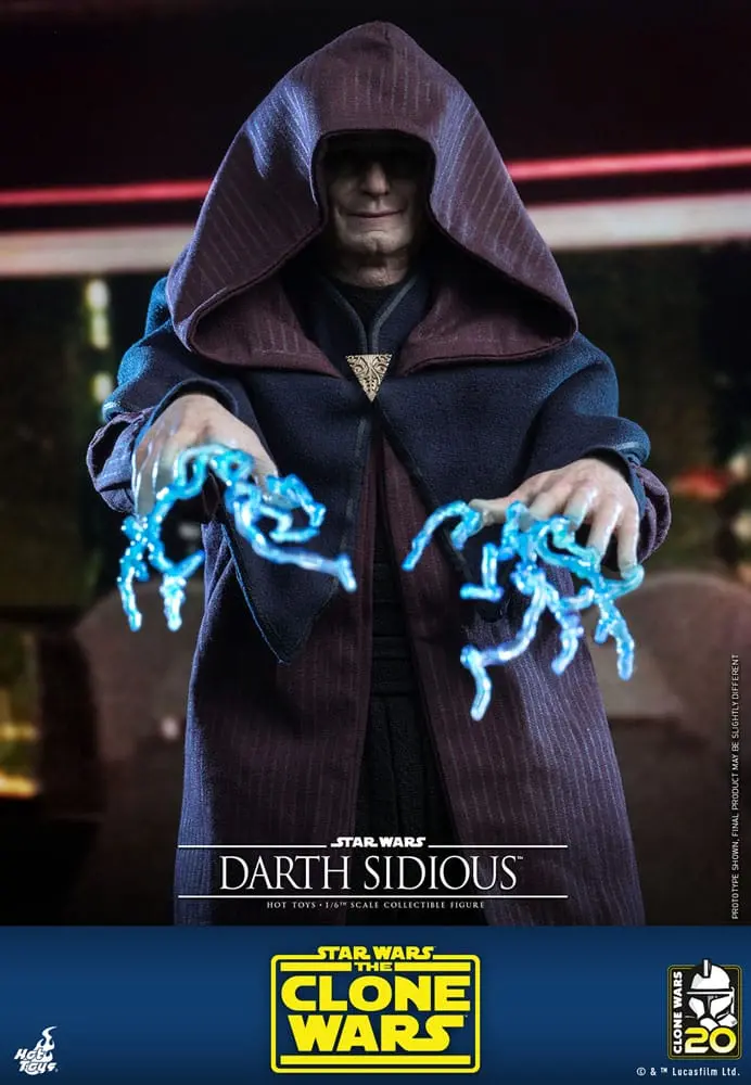 Star Wars: The Clone Wars akcijska figura 1/6 Darth Sidious 29 cm fotografija proizvoda