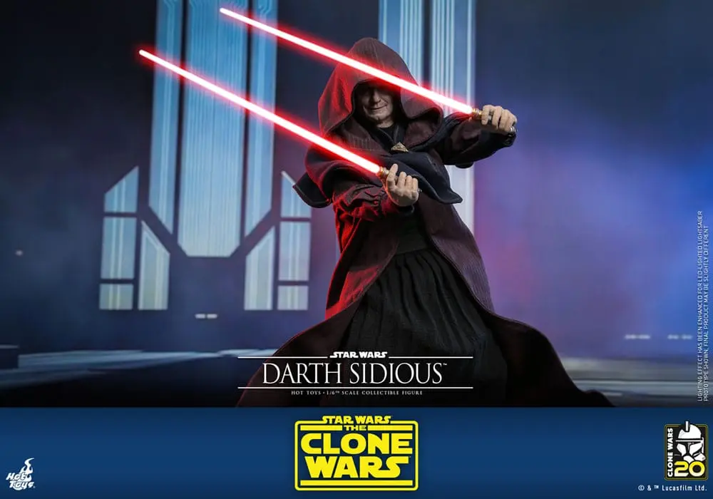 Star Wars: The Clone Wars akcijska figura 1/6 Darth Sidious 29 cm fotografija proizvoda