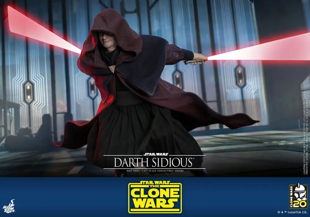 Star Wars: The Clone Wars akcijska figura 1/6 Darth Sidious 29 cm fotografija proizvoda