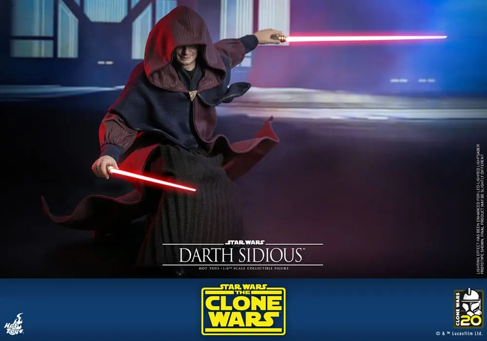 Star Wars: The Clone Wars akcijska figura 1/6 Darth Sidious 29 cm fotografija proizvoda