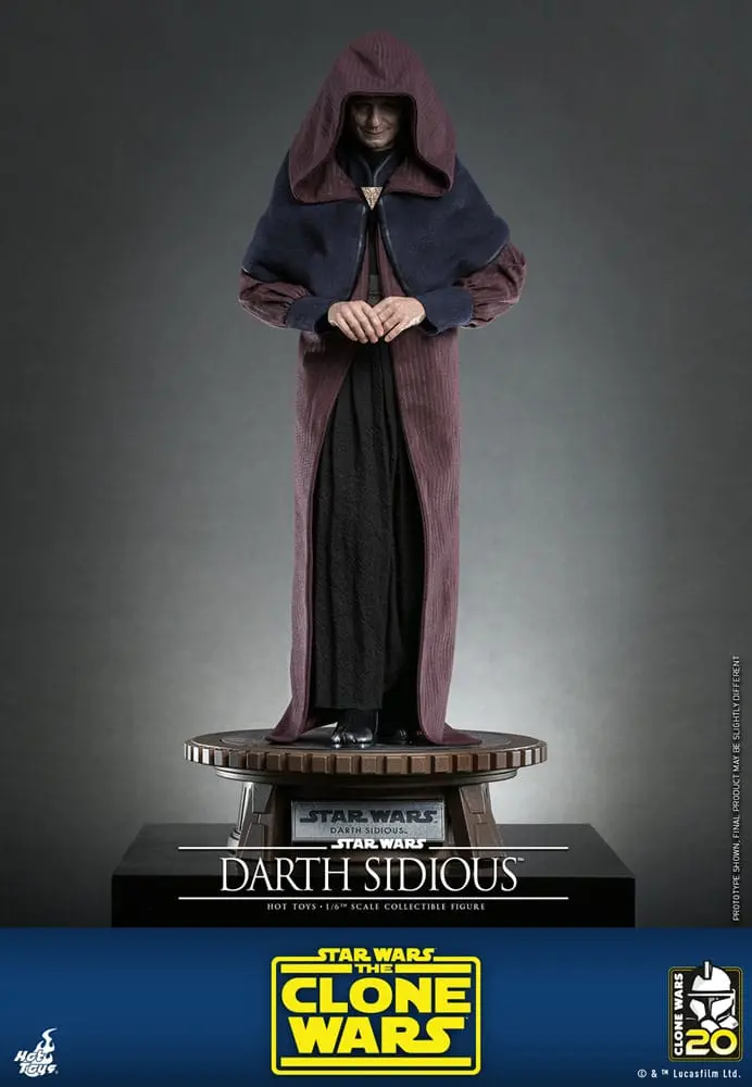 Star Wars: The Clone Wars akcijska figura 1/6 Darth Sidious 29 cm fotografija proizvoda