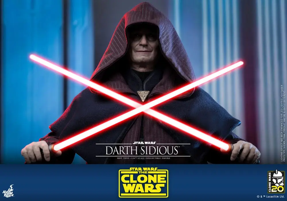 Star Wars: The Clone Wars akcijska figura 1/6 Darth Sidious 29 cm fotografija proizvoda