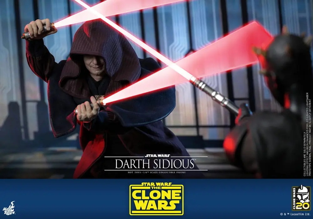 Star Wars: The Clone Wars akcijska figura 1/6 Darth Sidious 29 cm fotografija proizvoda