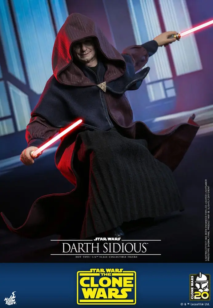 Star Wars: The Clone Wars akcijska figura 1/6 Darth Sidious 29 cm fotografija proizvoda