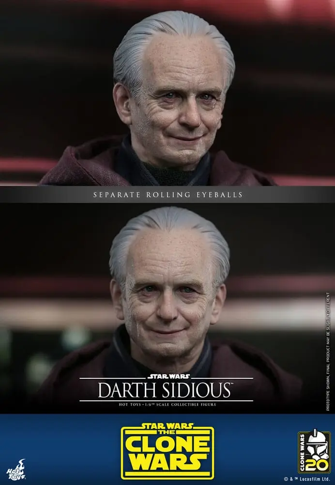 Star Wars: The Clone Wars akcijska figura 1/6 Darth Sidious 29 cm fotografija proizvoda