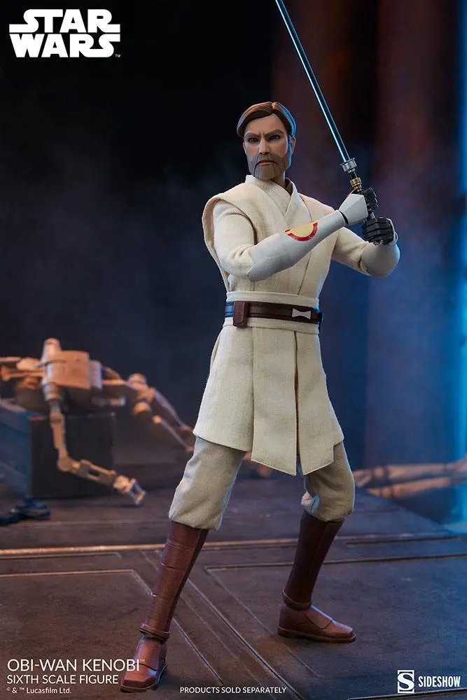 Star Wars The Clone Wars akcijska figura 1/6 Obi-Wan Kenobi 30 cm fotografija proizvoda