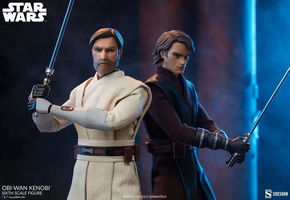 Star Wars The Clone Wars akcijska figura 1/6 Obi-Wan Kenobi 30 cm fotografija proizvoda