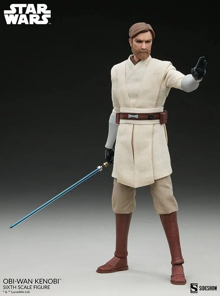 Star Wars The Clone Wars akcijska figura 1/6 Obi-Wan Kenobi 30 cm fotografija proizvoda
