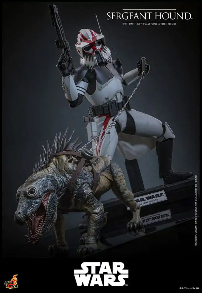 Star Wars: The Clone Wars akcijska figura 1/6 Sergeant Hound 30 cm fotografija proizvoda