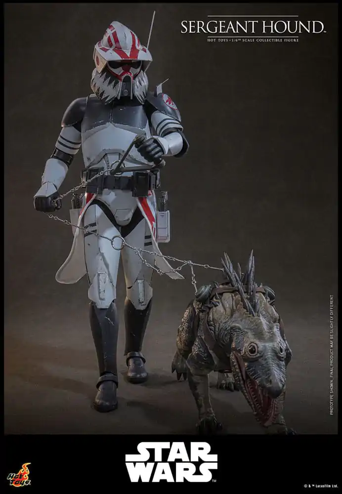 Star Wars: The Clone Wars akcijska figura 1/6 Sergeant Hound 30 cm fotografija proizvoda