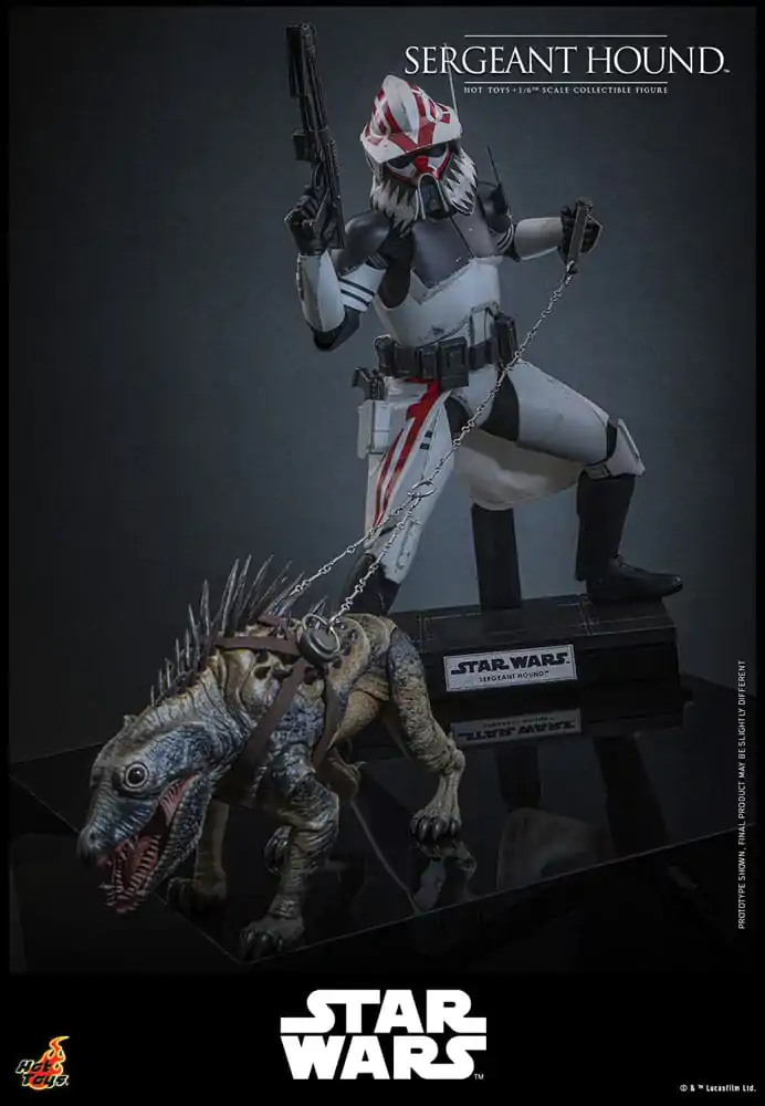 Star Wars: The Clone Wars akcijska figura 1/6 Sergeant Hound 30 cm fotografija proizvoda