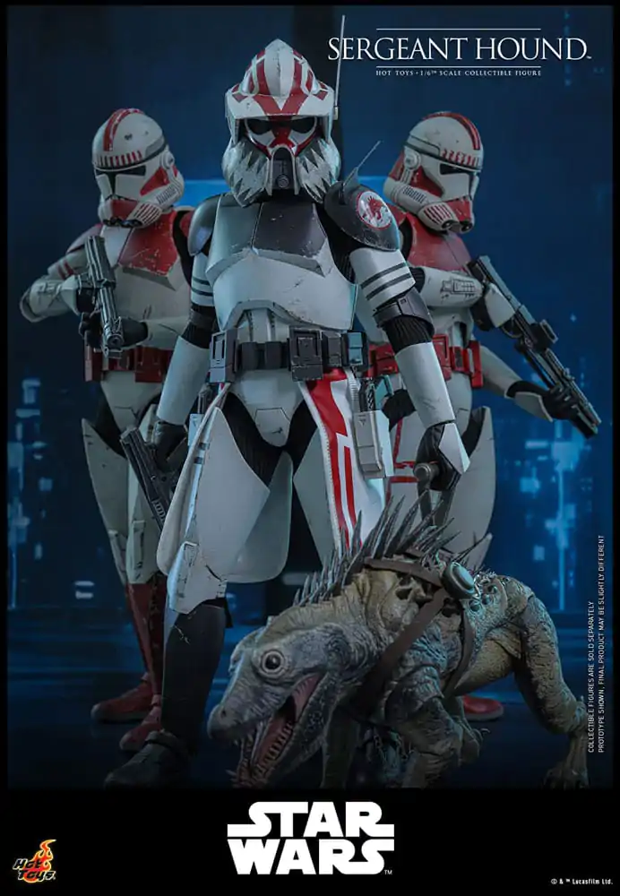 Star Wars: The Clone Wars akcijska figura 1/6 Sergeant Hound 30 cm fotografija proizvoda