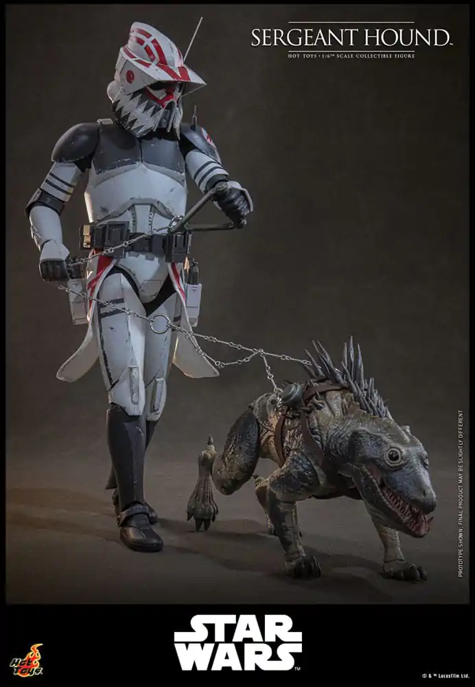 Star Wars: The Clone Wars akcijska figura 1/6 Sergeant Hound 30 cm fotografija proizvoda