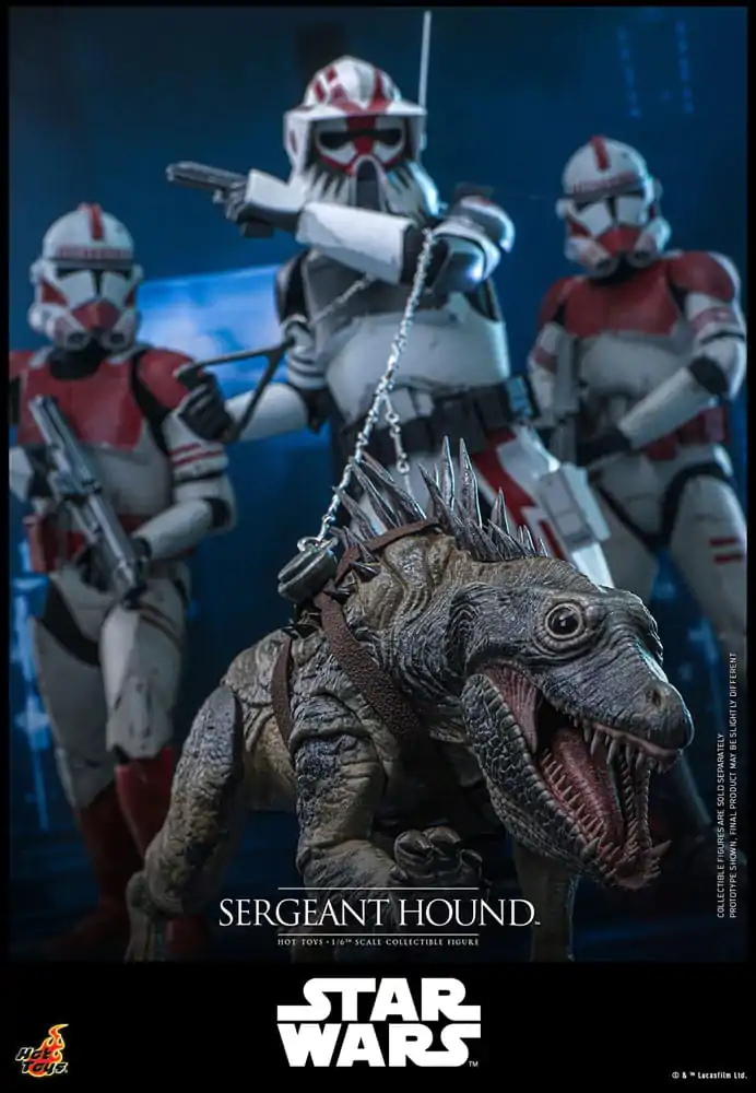 Star Wars: The Clone Wars akcijska figura 1/6 Sergeant Hound 30 cm fotografija proizvoda