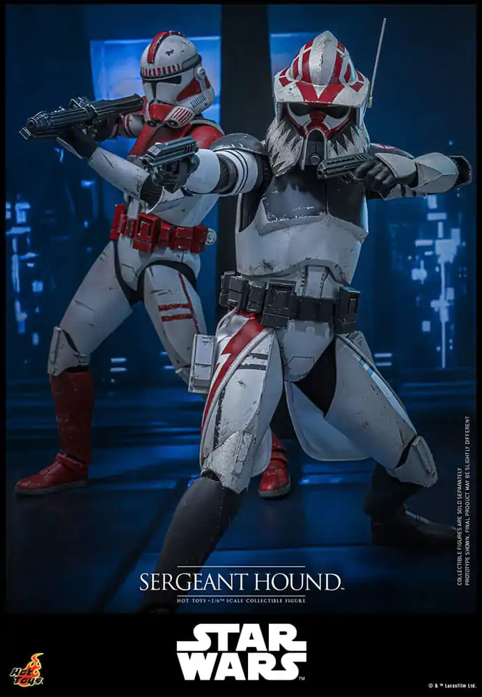 Star Wars: The Clone Wars akcijska figura 1/6 Sergeant Hound 30 cm fotografija proizvoda