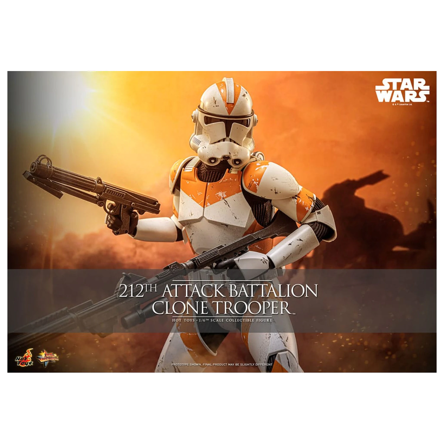 Star Wars: The Clone Wars akcijska figura 1/6 212th Attack Battalion Clone Trooper 30 cm fotografija proizvoda