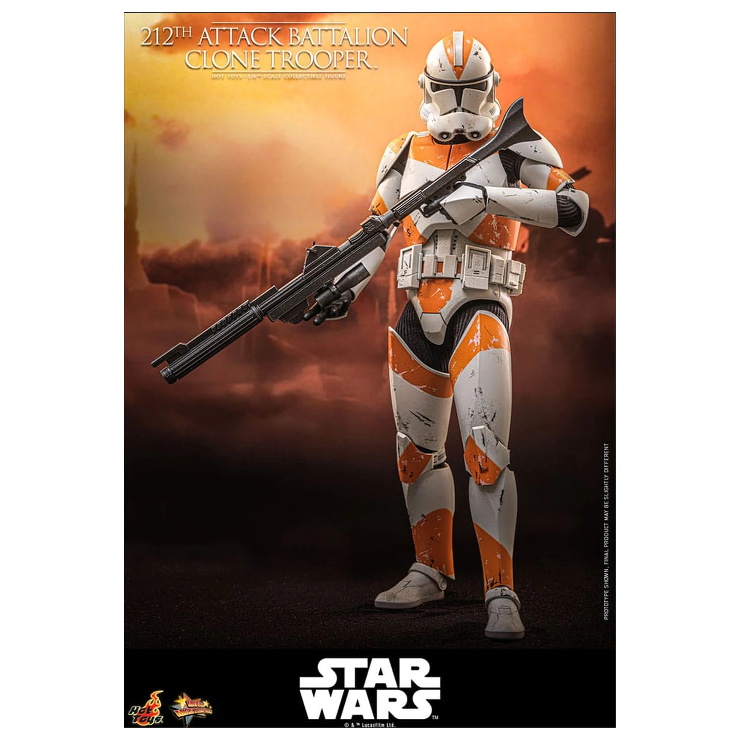 Star Wars: The Clone Wars akcijska figura 1/6 212th Attack Battalion Clone Trooper 30 cm fotografija proizvoda