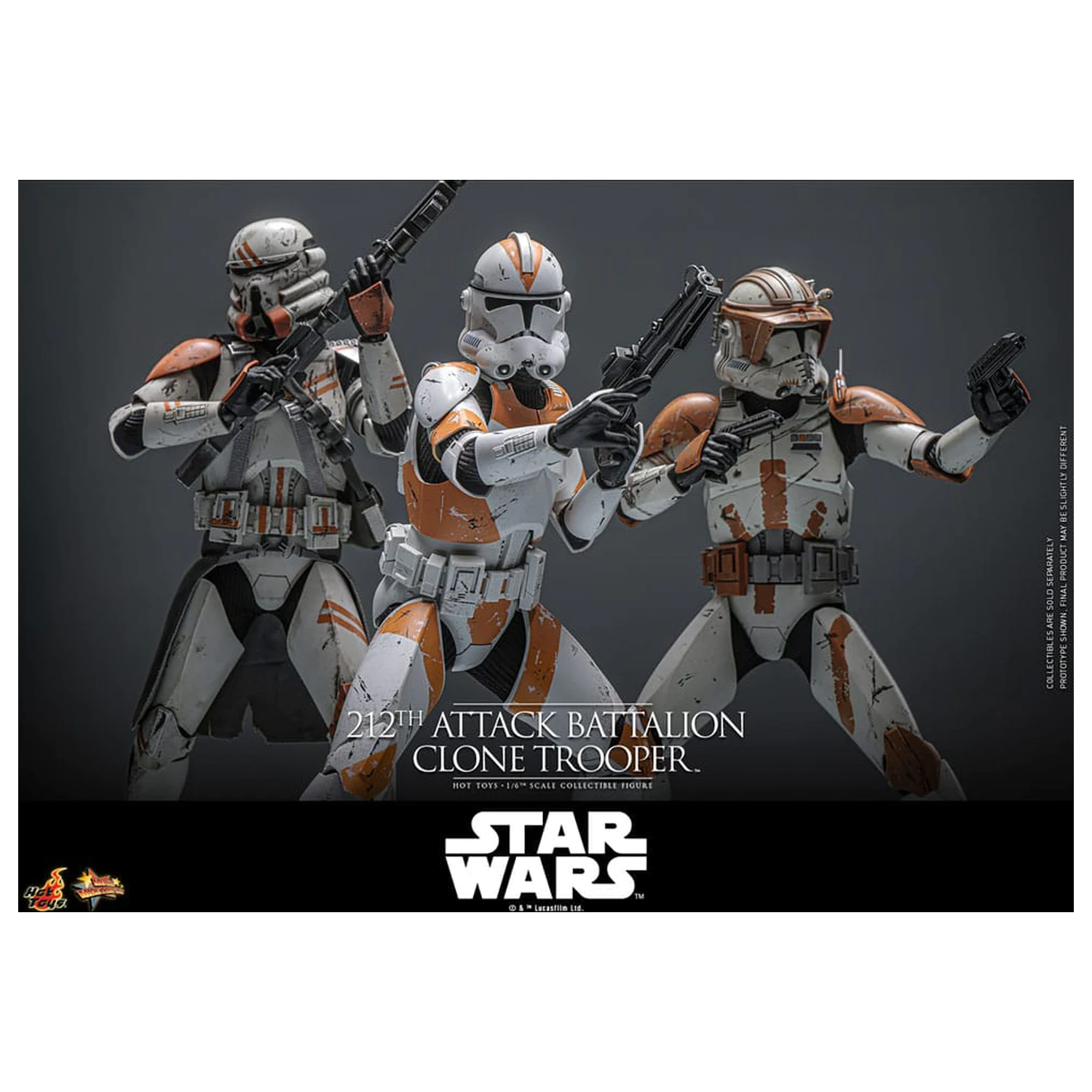 Star Wars: The Clone Wars akcijska figura 1/6 212th Attack Battalion Clone Trooper 30 cm fotografija proizvoda