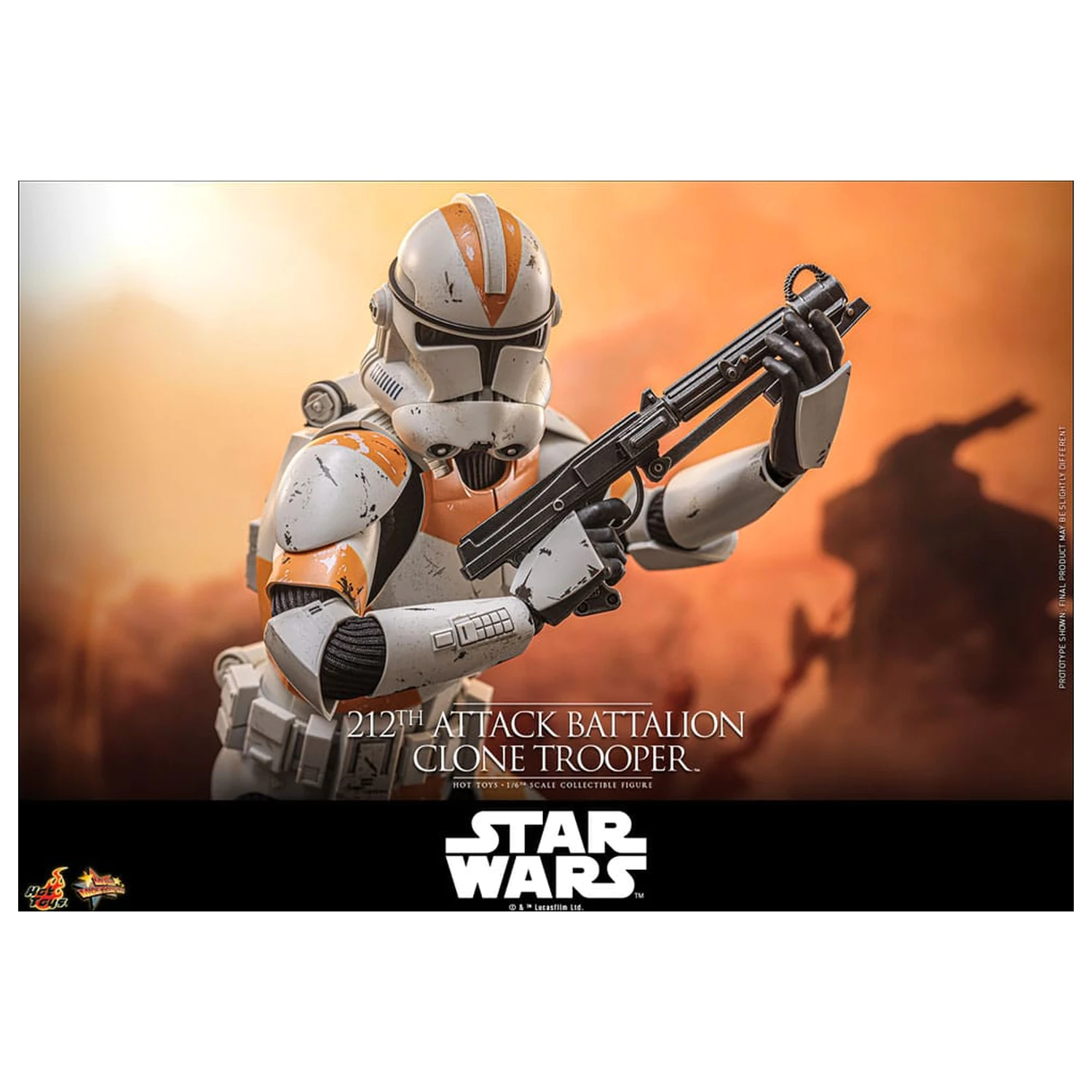 Star Wars: The Clone Wars akcijska figura 1/6 212th Attack Battalion Clone Trooper Deluxe Version 30 cm fotografija proizvoda
