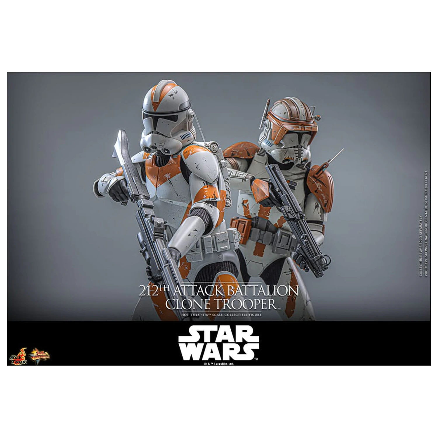 Star Wars: The Clone Wars akcijska figura 1/6 212th Attack Battalion Clone Trooper Deluxe Version 30 cm fotografija proizvoda