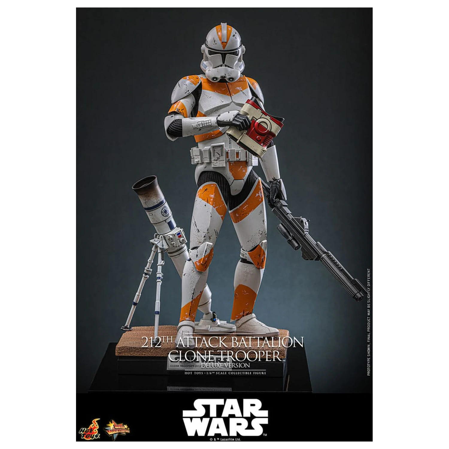 Star Wars: The Clone Wars akcijska figura 1/6 212th Attack Battalion Clone Trooper Deluxe Version 30 cm fotografija proizvoda