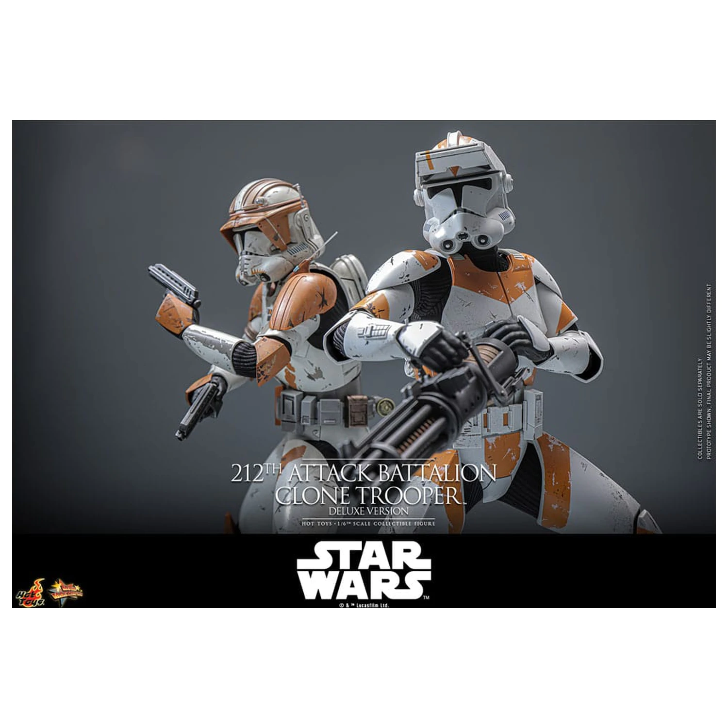 Star Wars: The Clone Wars akcijska figura 1/6 212th Attack Battalion Clone Trooper Deluxe Version 30 cm fotografija proizvoda