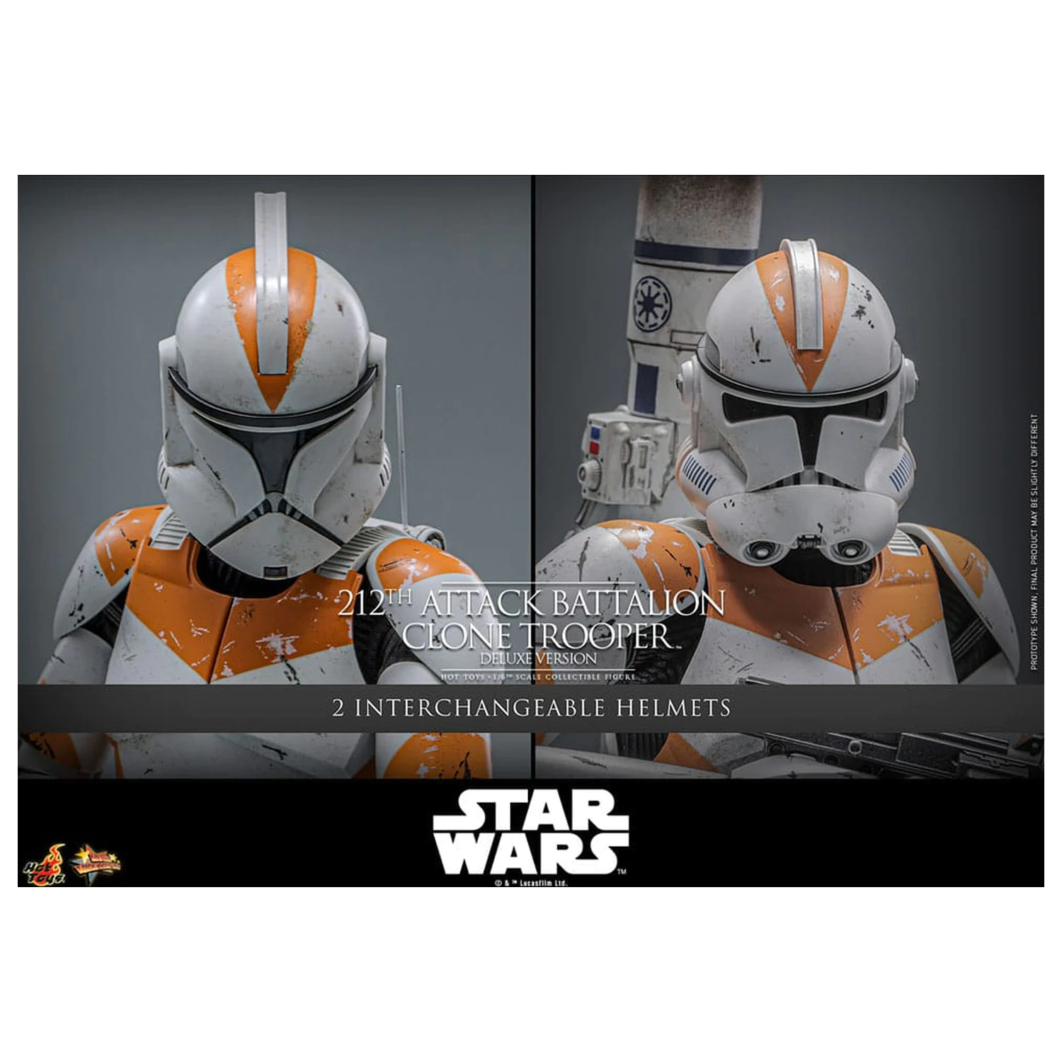 Star Wars: The Clone Wars akcijska figura 1/6 212th Attack Battalion Clone Trooper Deluxe Version 30 cm fotografija proizvoda