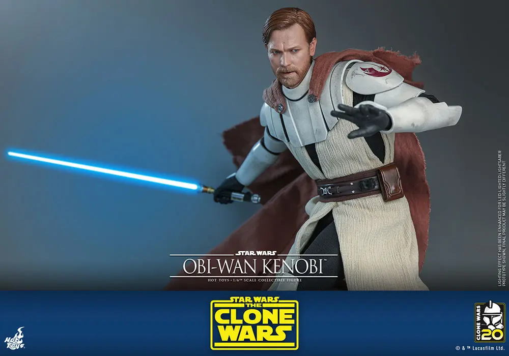 Star Wars The Clone Wars akcijska figura 1/6 Obi-Wan Kenobi 30 cm fotografija proizvoda