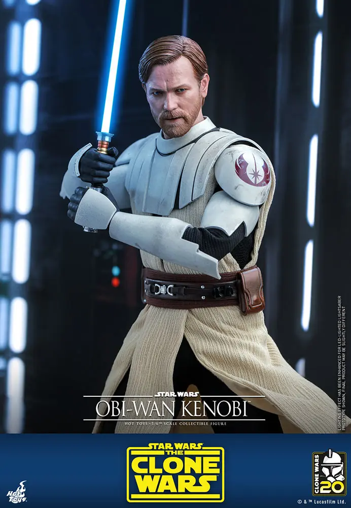 Star Wars The Clone Wars akcijska figura 1/6 Obi-Wan Kenobi 30 cm fotografija proizvoda