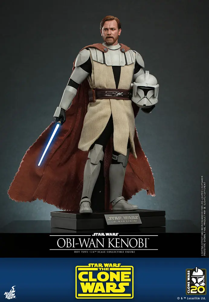 Star Wars The Clone Wars akcijska figura 1/6 Obi-Wan Kenobi 30 cm fotografija proizvoda
