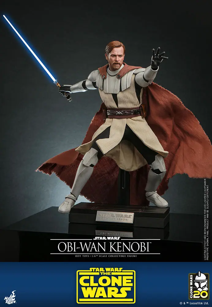 Star Wars The Clone Wars akcijska figura 1/6 Obi-Wan Kenobi 30 cm fotografija proizvoda