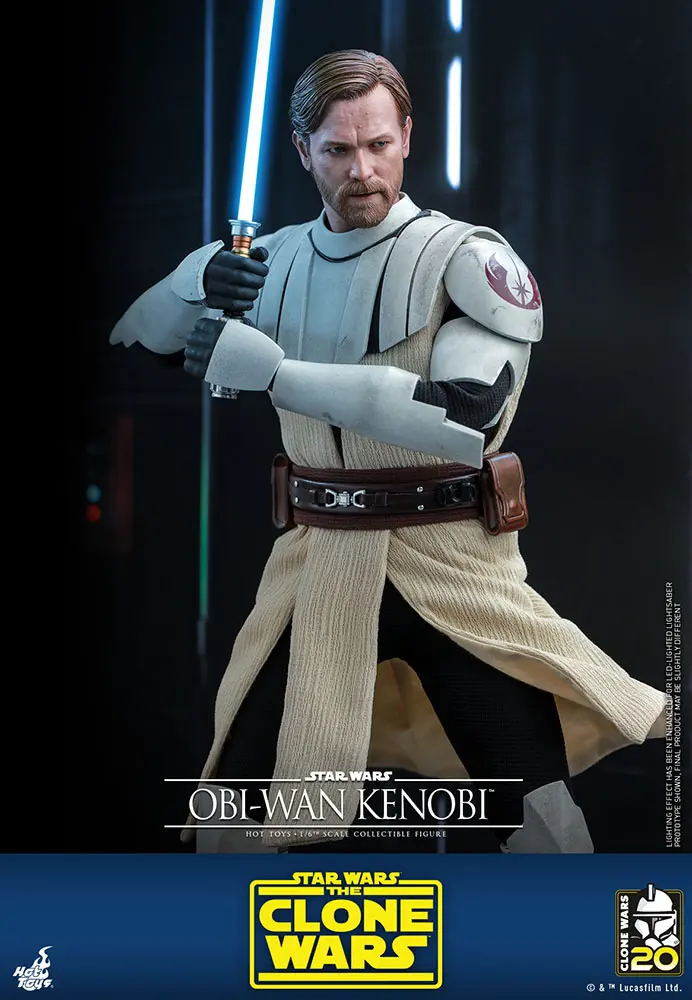 Star Wars The Clone Wars akcijska figura 1/6 Obi-Wan Kenobi 30 cm fotografija proizvoda