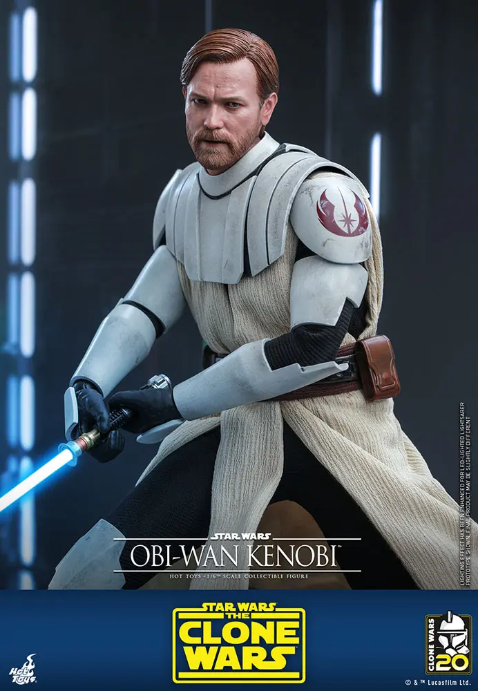 Star Wars The Clone Wars akcijska figura 1/6 Obi-Wan Kenobi 30 cm fotografija proizvoda