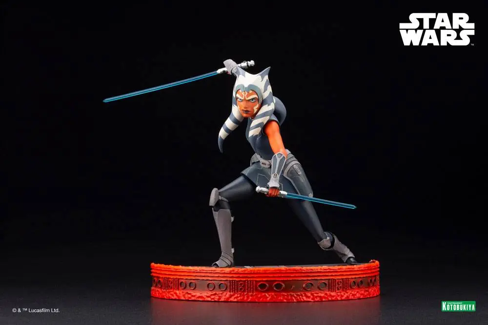 Star Wars The Clone Wars ARTFX PVC Kip 1/7 Ahsoka Tano Escape from the Clones 24 cm fotografija proizvoda