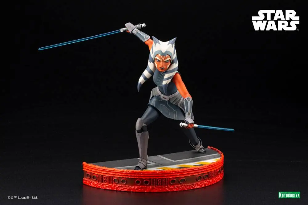 Star Wars The Clone Wars ARTFX PVC Kip 1/7 Ahsoka Tano Escape from the Clones 24 cm fotografija proizvoda