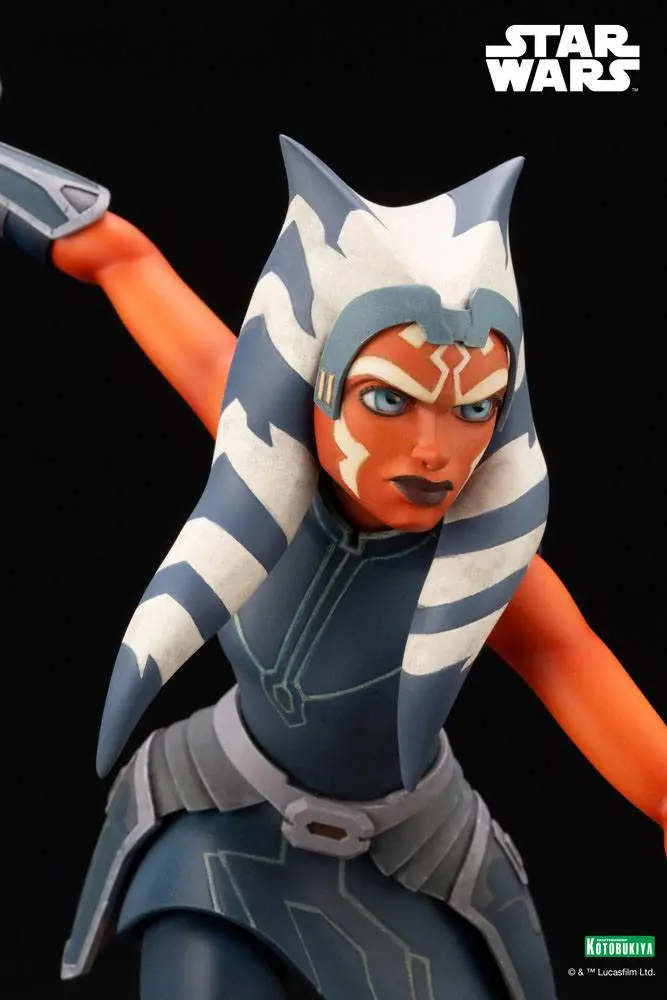 Star Wars The Clone Wars ARTFX PVC Kip 1/7 Ahsoka Tano Escape from the Clones 24 cm fotografija proizvoda