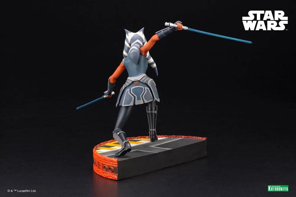 Star Wars The Clone Wars ARTFX PVC Kip 1/7 Ahsoka Tano Escape from the Clones 24 cm fotografija proizvoda