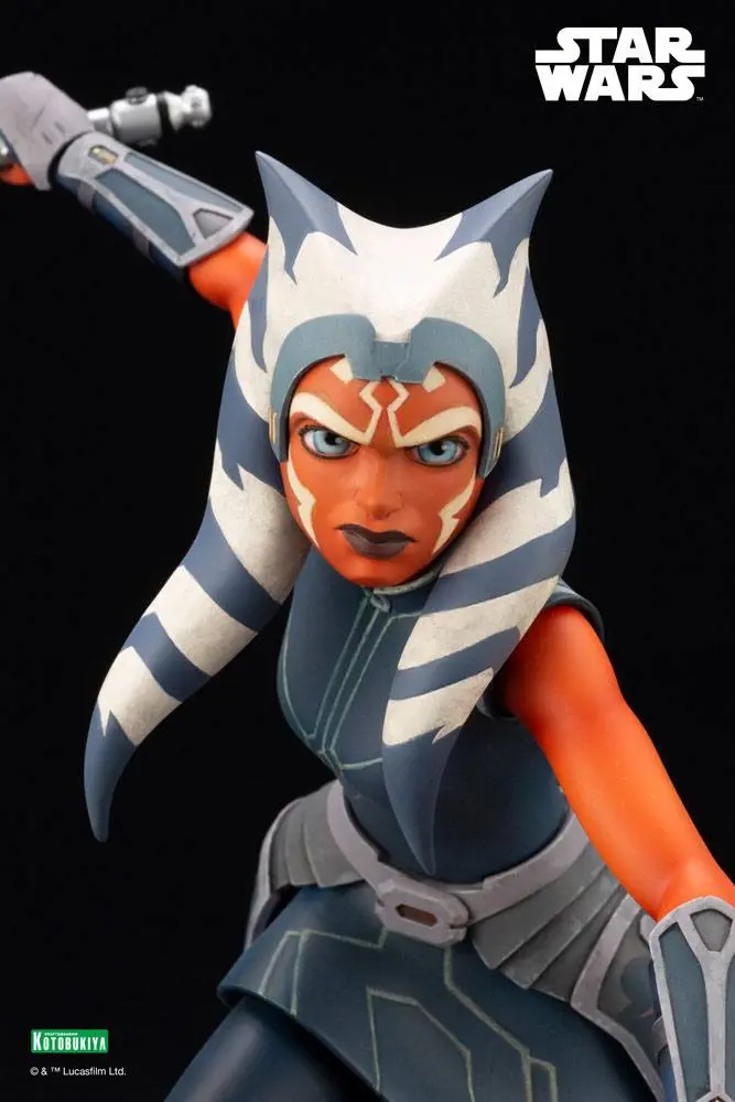 Star Wars The Clone Wars ARTFX PVC Kip 1/7 Ahsoka Tano Escape from the Clones 24 cm fotografija proizvoda