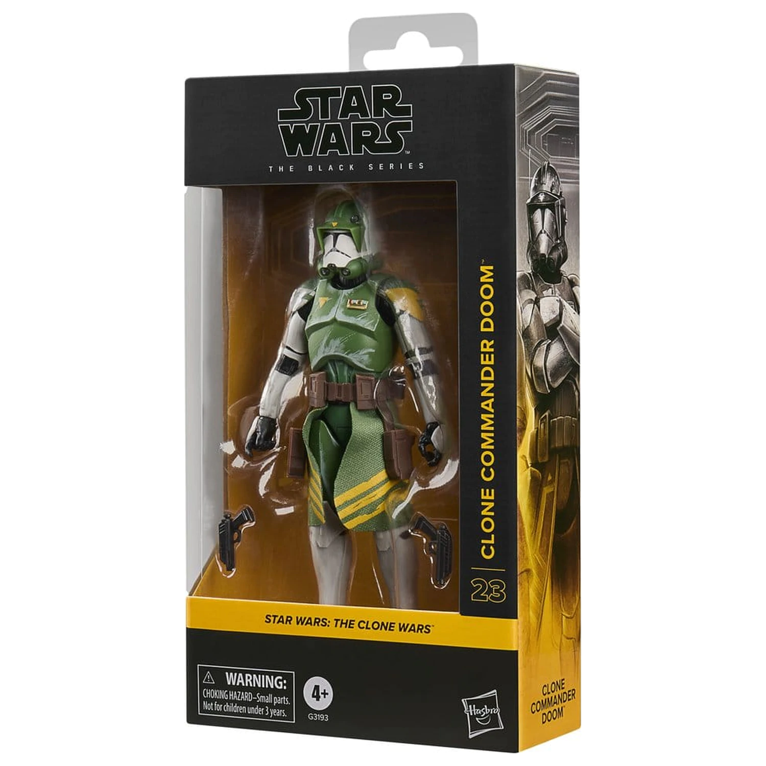 Star Wars: The Clone Wars Black Series akcijska figura Clone Commander Doom 15 cm fotografija proizvoda