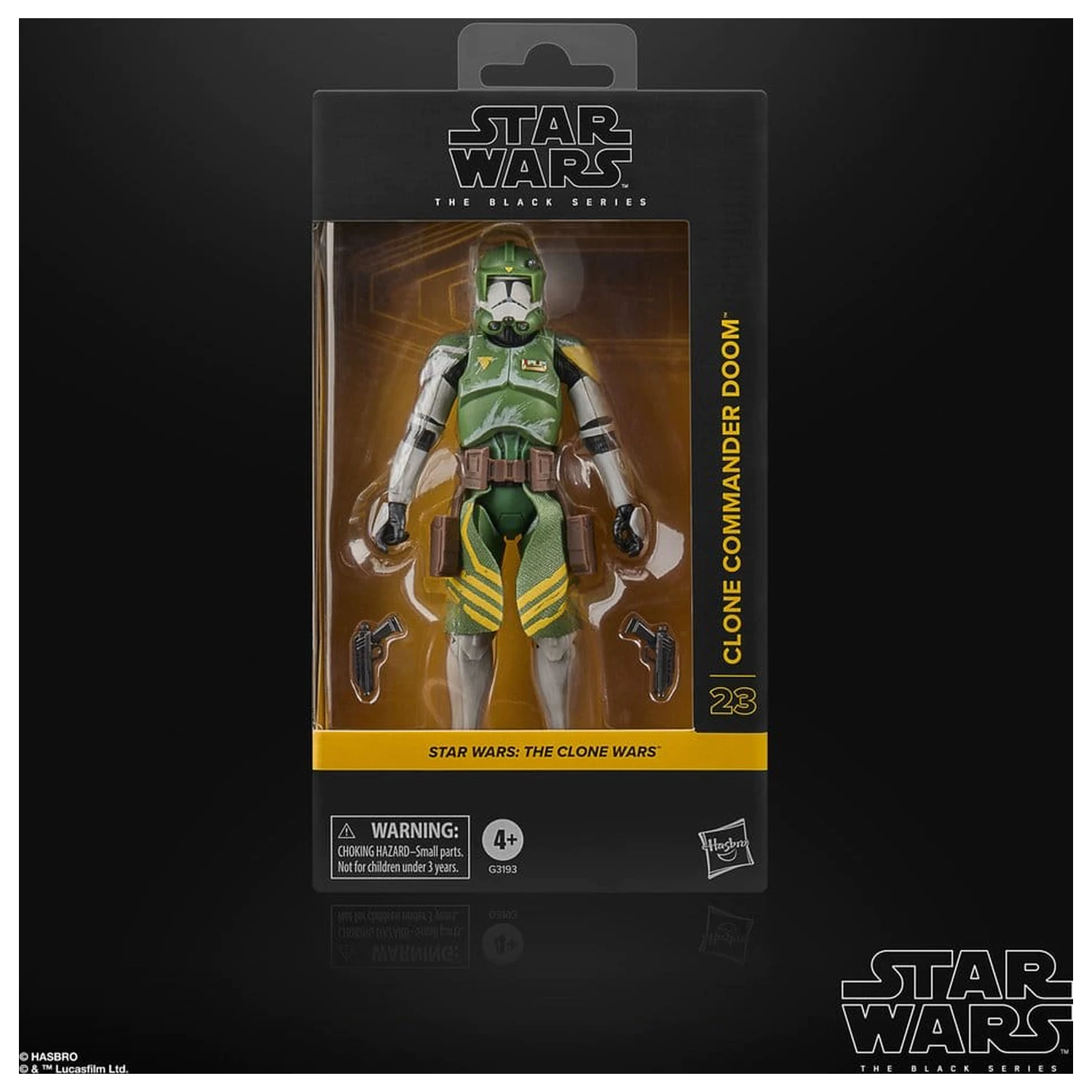 Star Wars: The Clone Wars Black Series akcijska figura Clone Commander Doom 15 cm fotografija proizvoda