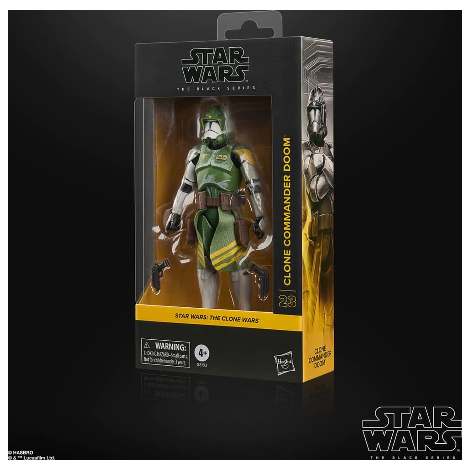 Star Wars: The Clone Wars Black Series akcijska figura Clone Commander Doom 15 cm fotografija proizvoda