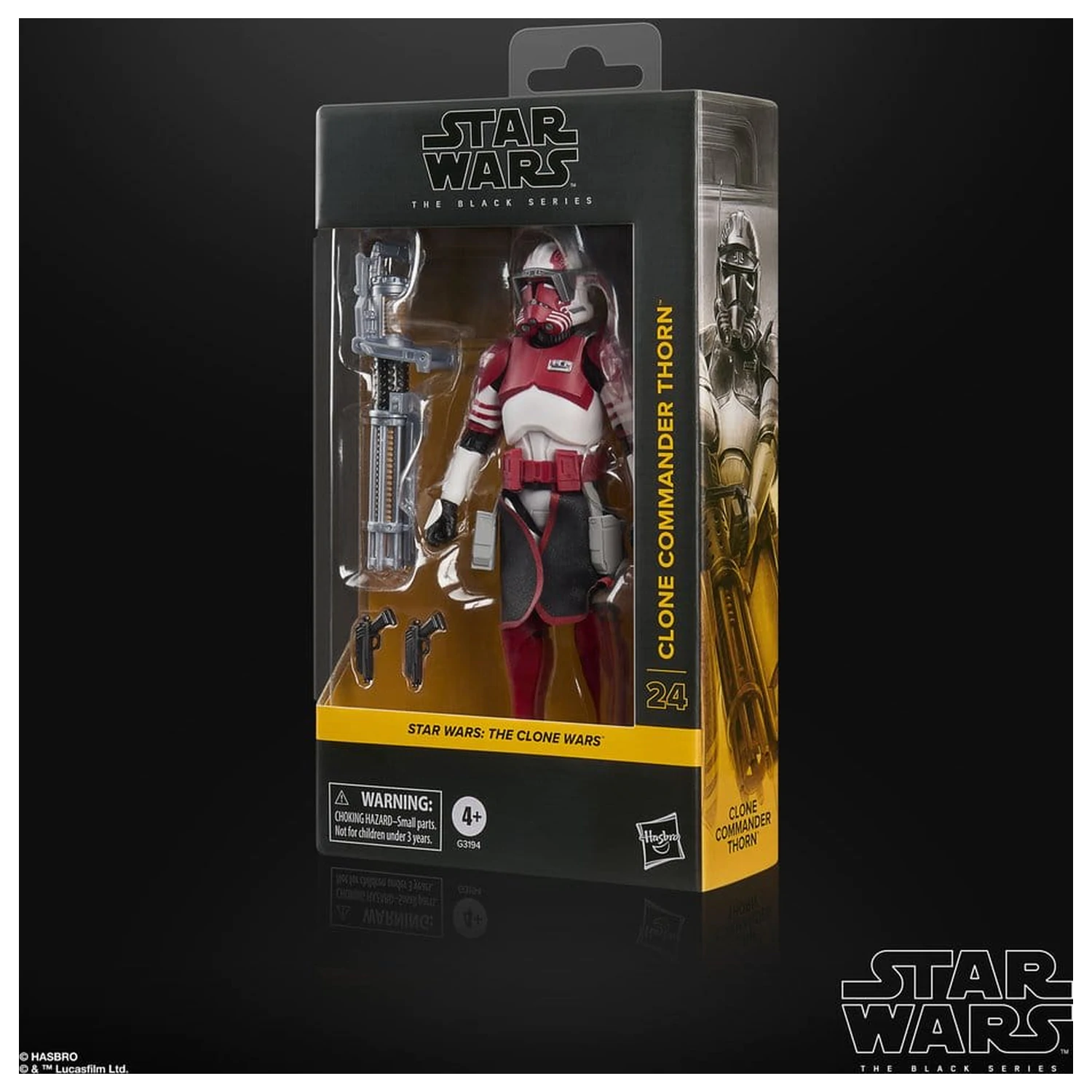 Star Wars: The Clone Wars Black Series akcijska figura Clone Commander Thorn 15 cm fotografija proizvoda