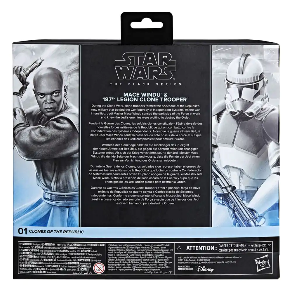 Star Wars: The Clone Wars Black Series akcijska figura 2-Pack Klonovi Republike 15 cm fotografija proizvoda