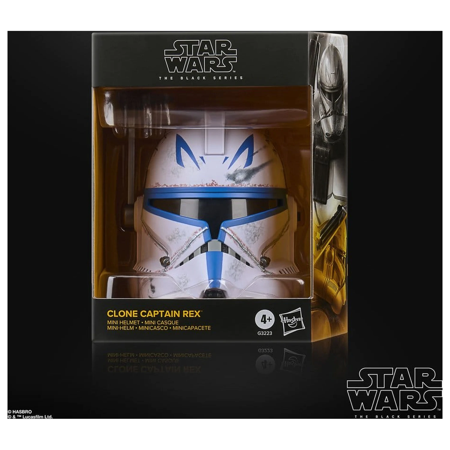 Star Wars: The Clone Wars Black Series Mini kaciga Clone Captain Rex 15 cm fotografija proizvoda