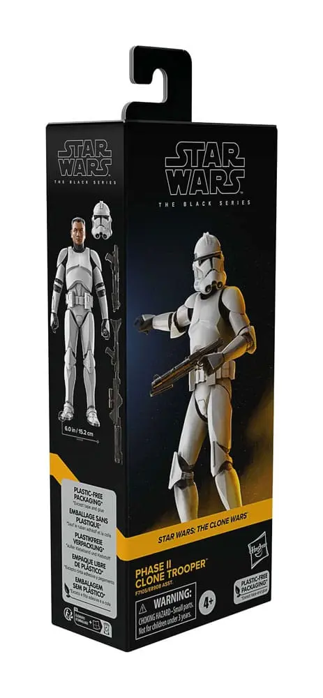 Star Wars: The Clone Wars Black Series akcijska figura Phase II Clone Trooper 15 cm fotografija proizvoda