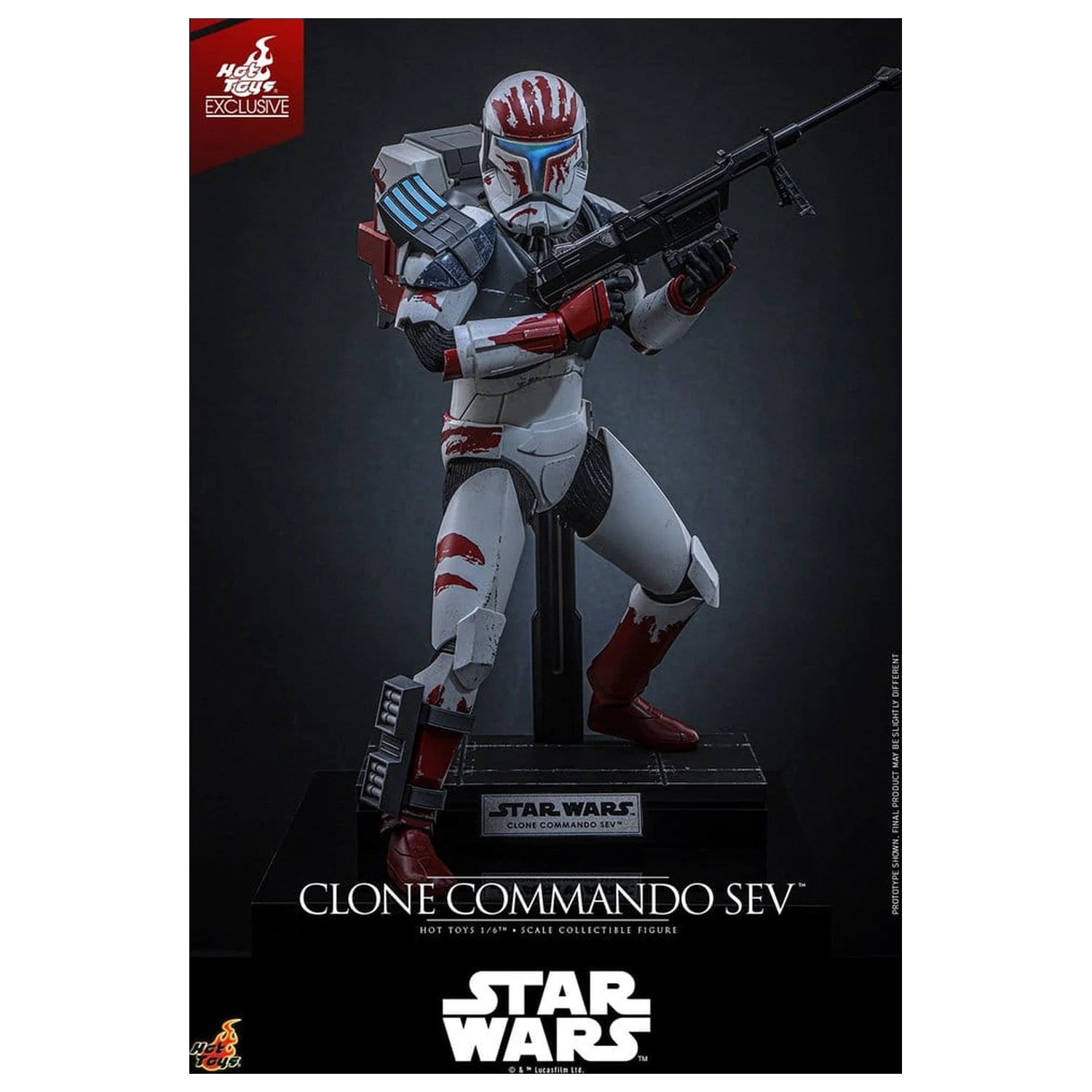 Star Wars: The Clone Wars Television Masterpiece akcijska figura 1/6 Clone Commando Sev 30 cm fotografija proizvoda