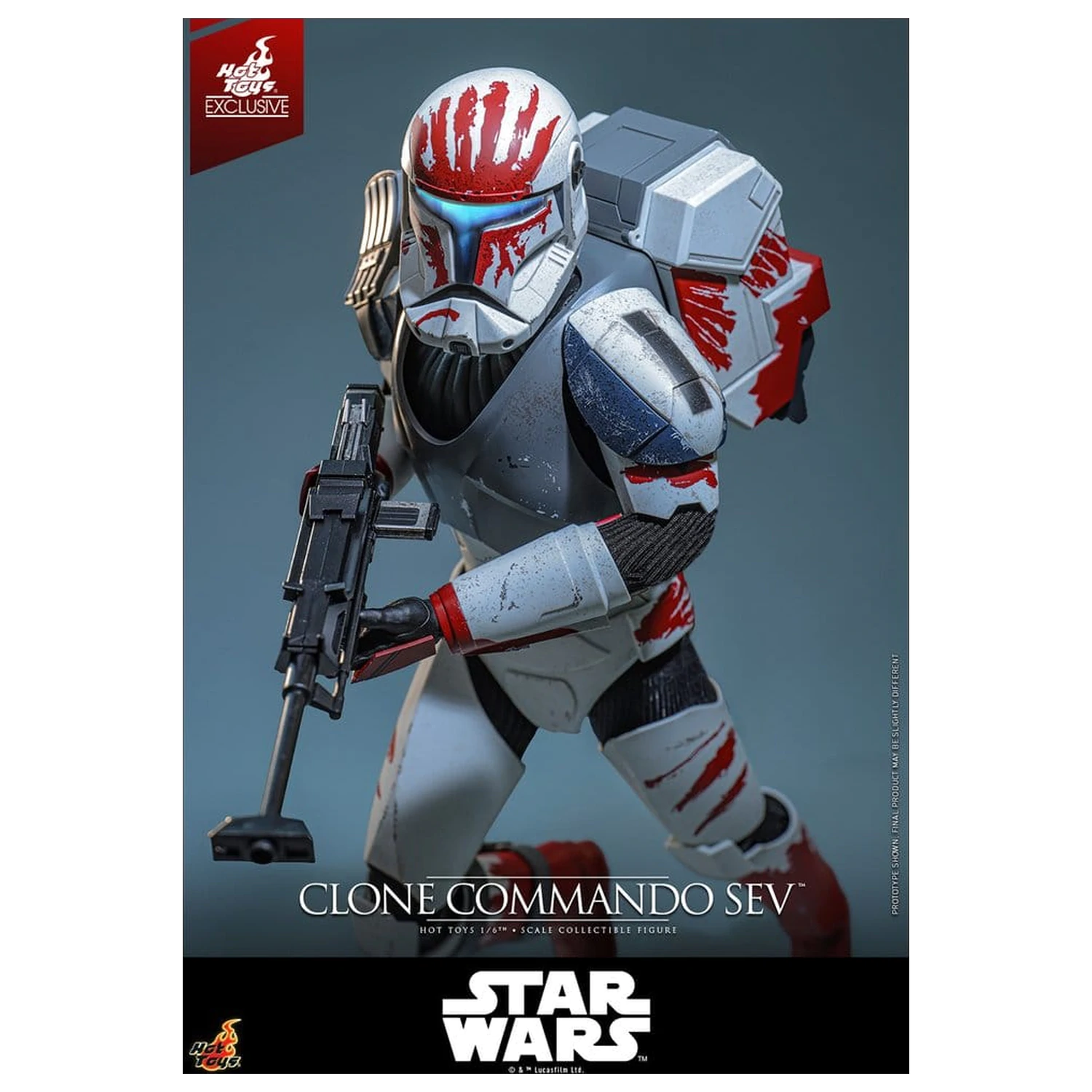 Star Wars: The Clone Wars Television Masterpiece akcijska figura 1/6 Clone Commando Sev 30 cm fotografija proizvoda